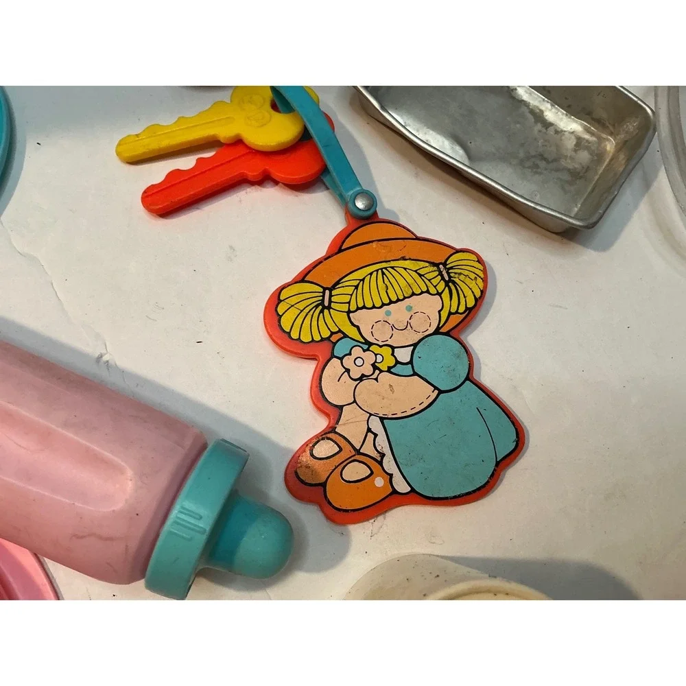 Mattel Shillman Vintage 80s Doll Accessories Toy Kitchen Feeding Lot Mixed‎ Set